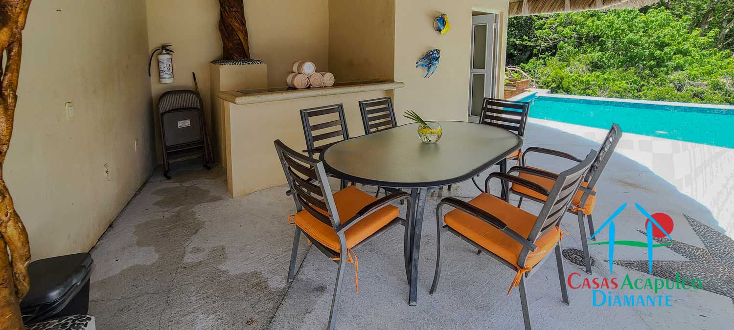 Punta Pichilingue Villa Linda - Terraza con alberca 2 Punta Pichilingue Villa Linda - Terraza con alberca 2